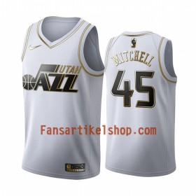 NBA Utah Jazz Trikot Donovan Mitchell 45 Nike 2019-2020 Weiß Golden Edition Swingman - Herren